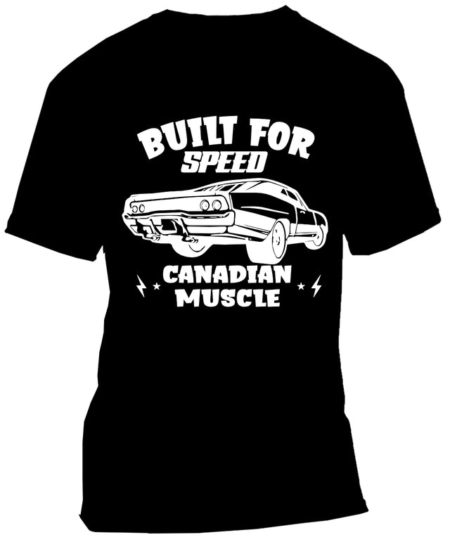 Built For Speed Muscle Car T-shirt (black)