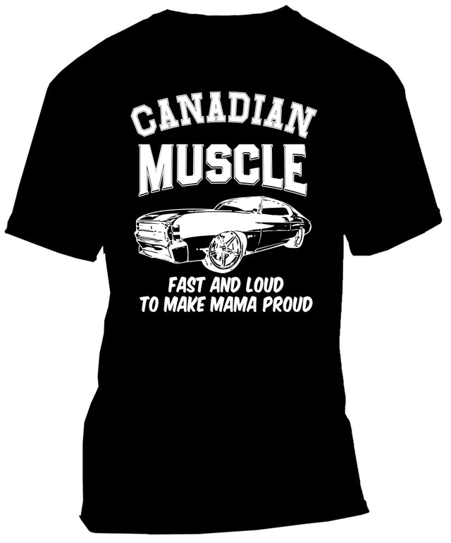 Canadian Muscle Car T-shirt (black)