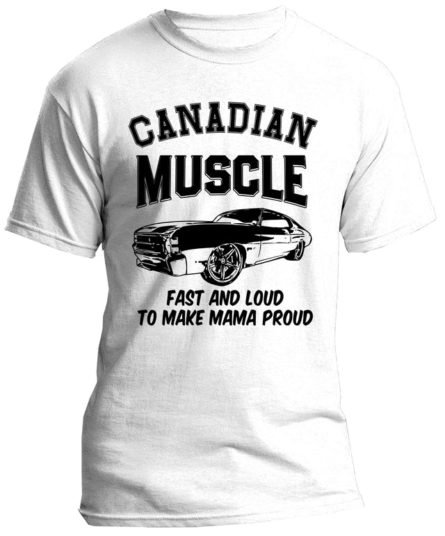 Canadian Muscle Car T-shirt (white)